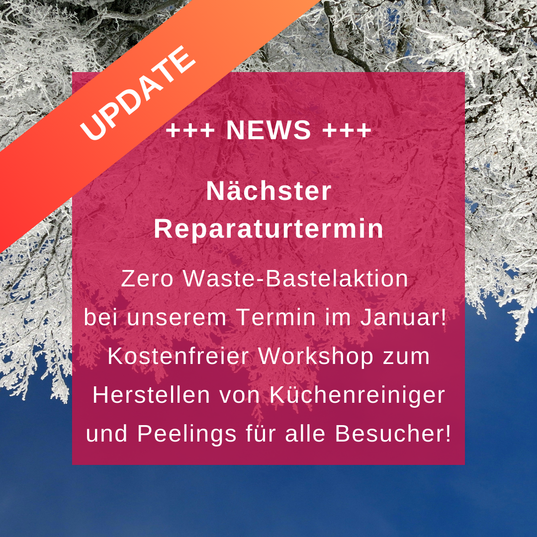 Reparaturtermin 31. Januar 2025 - UPDATE