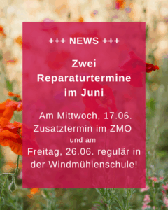 Reparaturtermine Juni